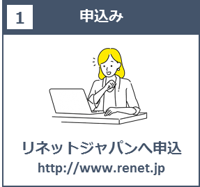 リネット回収申し込みしている人の画像
