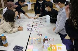 かるたのワークショップの様子