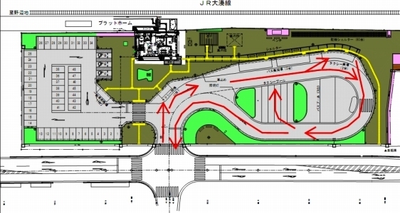 タクシー利用案内図