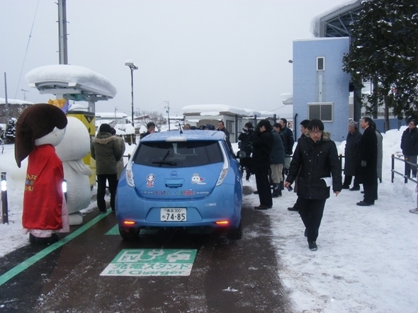 急速充電器利用の様子1