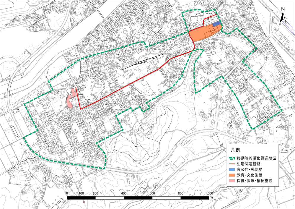 移動等円滑化促進地区（大畑）