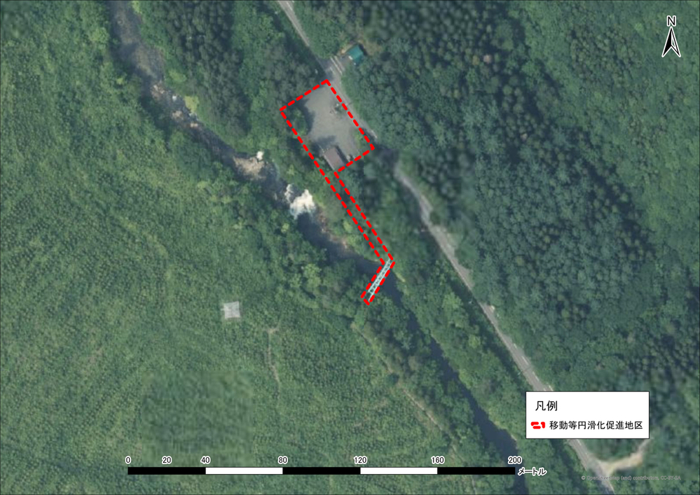 移動等円滑化促進地区（薬研）