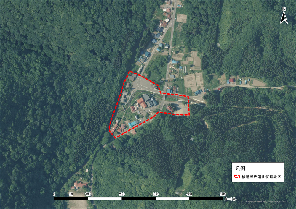 移動等円滑化促進地区（湯野川温泉郷）